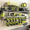 KAFAHOM Power Tool Organizer Wall Mount, 9 Drill Holders by KAFAHOM