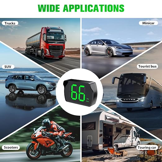 GPS Digital Speedometer for Car MPH, Universal HUD Speed Meter - Image 3