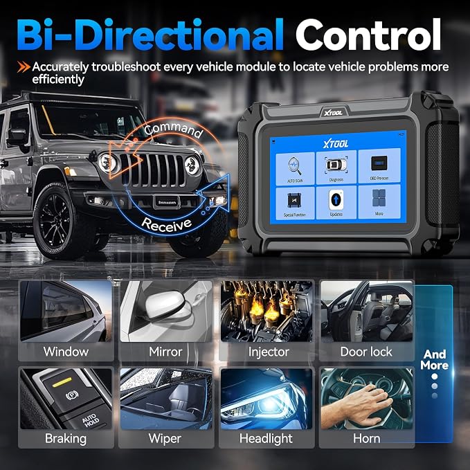 XTOOL IP500 for Toyota OBD2 Scanner, Full Systems Bi-Directional Scan Tool for - Image 4