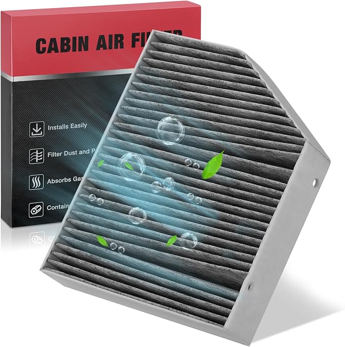 BDFHYK Cabin Air Filter with Activated Carbon Compatible with Mercedes-Benz C300 by BDFHYK