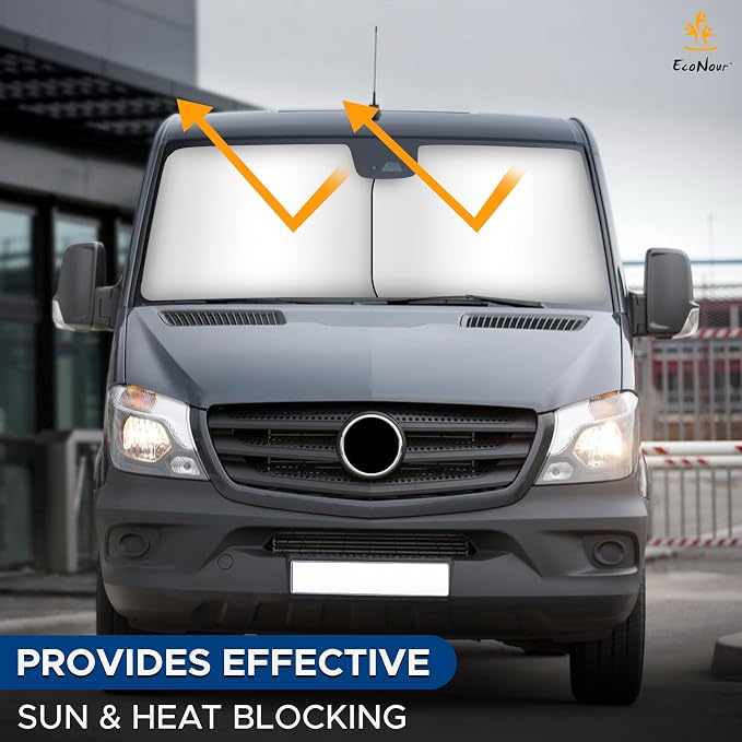 EcoNour 2-Piece Truck Sun Shade - Image 5