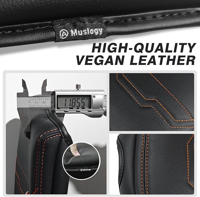 Muslogy for Frontier Center Console Pad Armrest Box Cover Vegan Leather Soft - Image 3