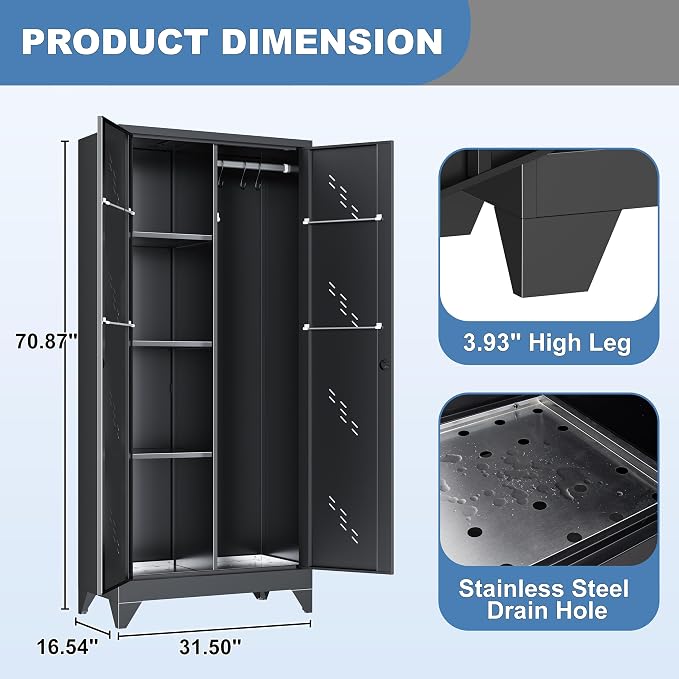 Metal Garage Storage Cabinet - Image 2