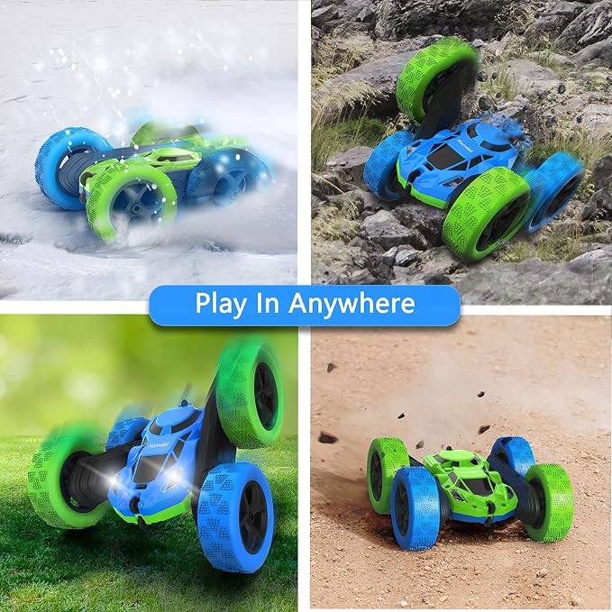 Remote Control Car for 6-12 Year Old Double Sided 360°Rotating 4WD RC Cars - Image 6
