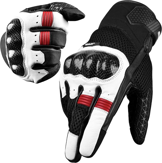 J.A.G. Leather Motorcycle Gloves by JAG