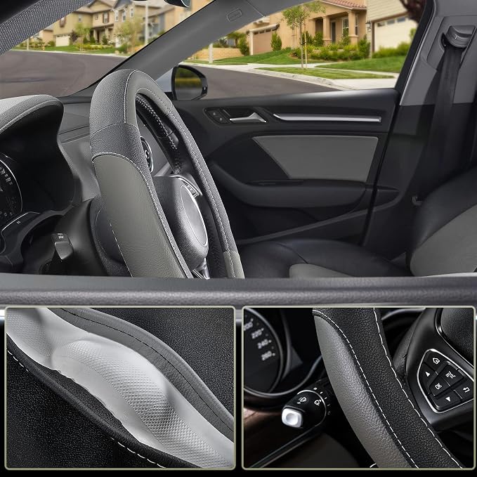 SEG Direct Car Steering Wheel Cover - Image 3
