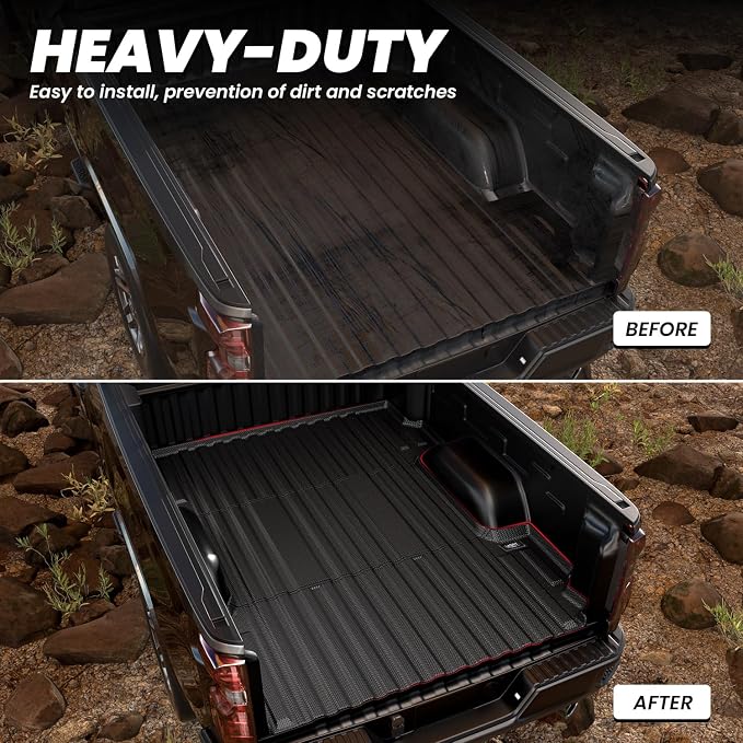 LASFIT Truck Bed Mat 2020-2025 for Chevrolet Silverado/GMC Sierra 2500HD 3500HD - Image 8