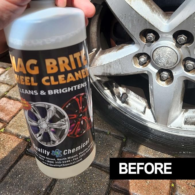 Quality Chemical Mag Brite/Acid Wheel and Rim Cleaner-Wheel and Tire Cleaner - Image 2