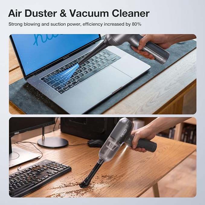 MECO ELEVERDE Compressed Air Duster Electric, 130000RPM 4in1 Air Duster - Image 5