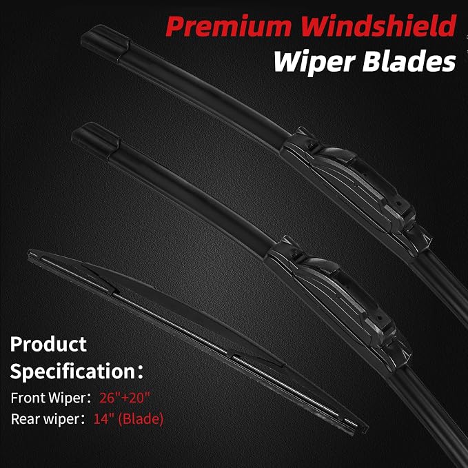 OTUAYAUTO Premium Windshield Wiper Blades - Image 2