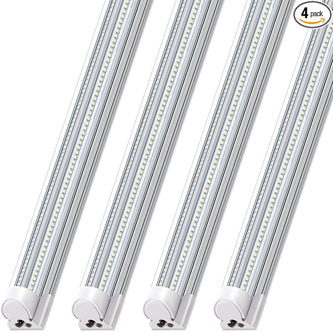 Barrina 8FT LED Shop Light Fixtures 100W, 15000LM 6500K Super Bright White by Barrina