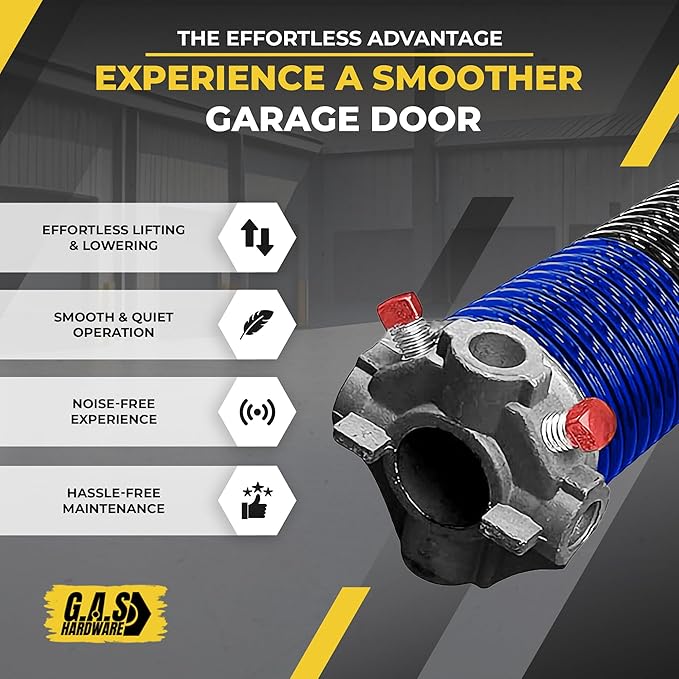 Garage Door Torsion Spring 262x1.75x40 Includes 1” Steel Bearing, and Winding - Image 5