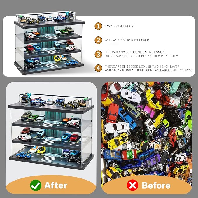 Display Case for Hot Wheels Garage & Matchbox Cars - Image 3