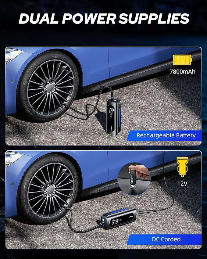 AUTOONE Tire Inflator Portable Air Compressor - Image 4