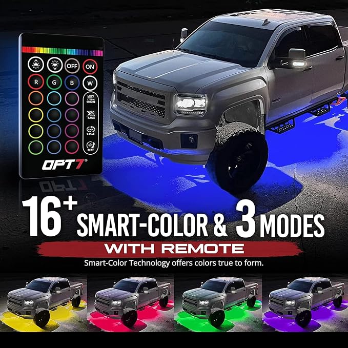 OPT7 Aura Aluminum Underglow LED Lighting Kit - Image 5