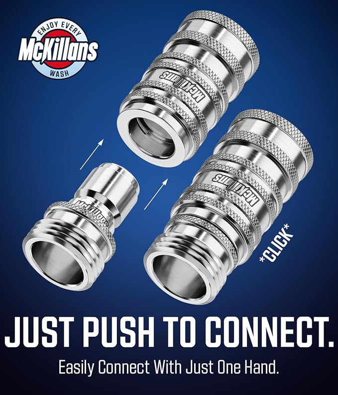 McKillans® 2025 Automatic Garden Hose Quick Connect - Image 2
