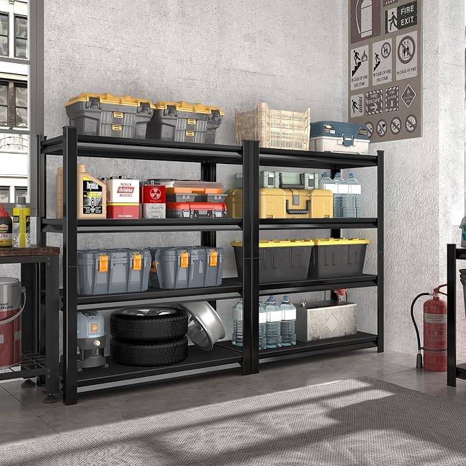 40in Wide Garage Shelving Heavy Duty，2000lbs Large Loads Adjustable Garage - Image 2