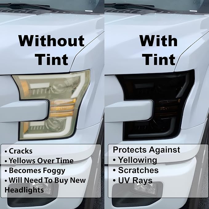 BOGAR TECH DESIGNS Full Headlight Taillight Tint Kit Fits Cadillac Escalade - Image 6