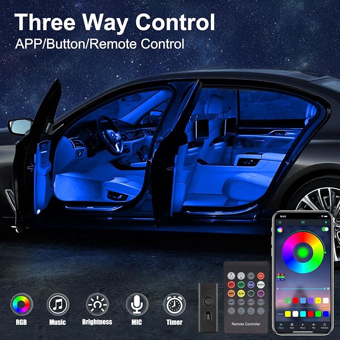Interior Car LED Strip Lights - Image 3