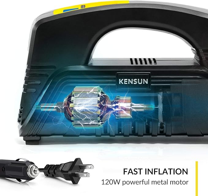 Kensun AC/DC Digital Tire Inflator - Image 6