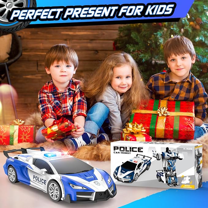 Remote Control Car for Boys 4-7, 2.4GHz RC Car 1:18 Scale, One-Button - Image 7