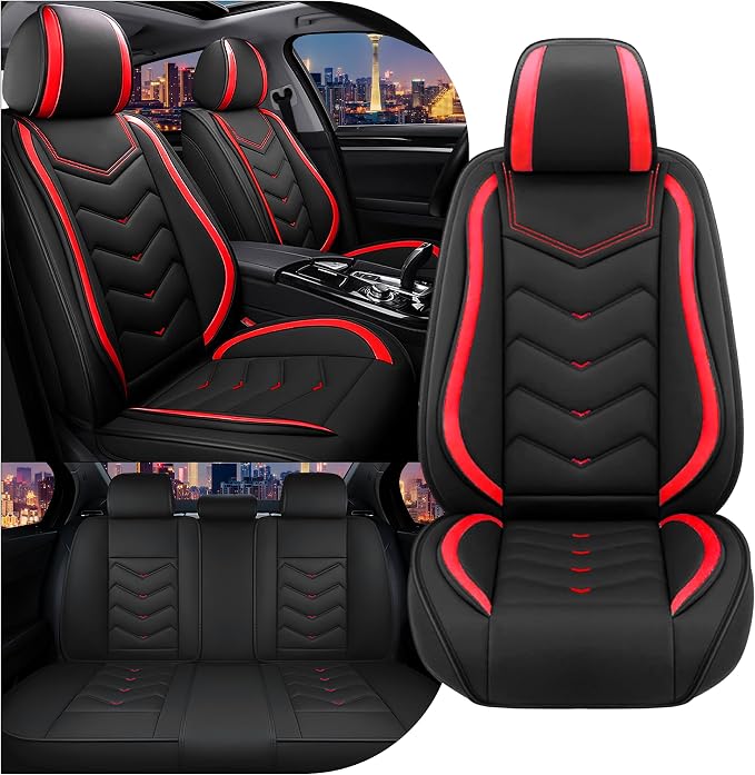 Car Seat Covers for Chrysler Pacifica 2004-2025, Stylish Sport Seat Cover by Unknown