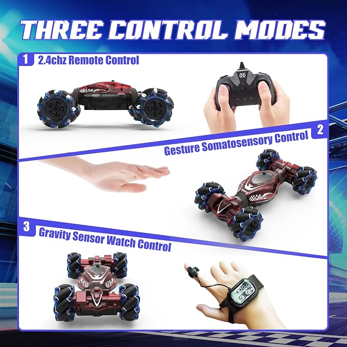 Remote Control Gesture Sensor Toy Cars Drift Twist Car 360° Rotate Off-Road - Image 5