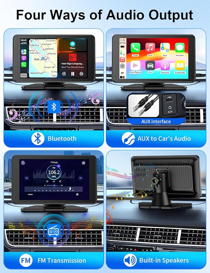 Apple Carplay Screen for Car, Backup Camera - Image 6