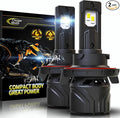 Cougar Motor H13 Bulbs, 9008 Fog Lights 6500K White Non-Polarity H13 Fog Bulb by CougarMotor
