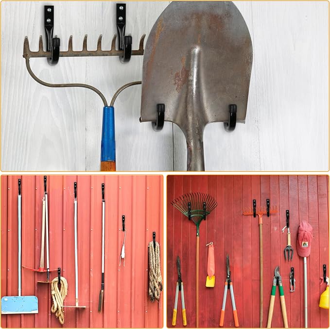 KURUI Metal Wall Hooks for Hanging Heavy Duty, Large Utility J Hooks - Image 5