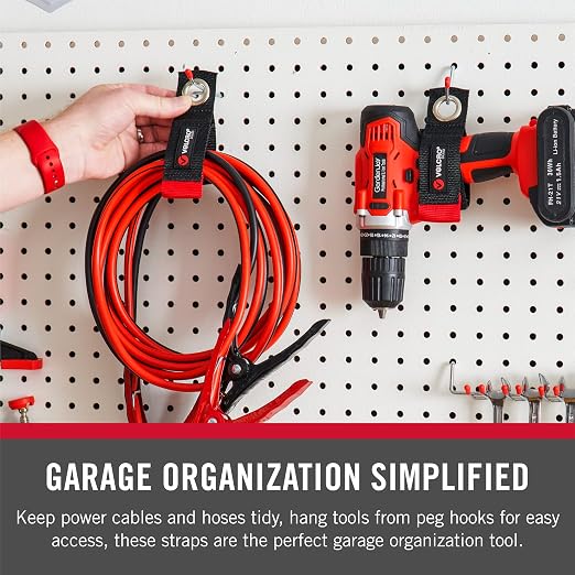 VELCRO Brand Heavy Duty Extension Cord Holder Organizer | Holds 75 Pounds - Image 3