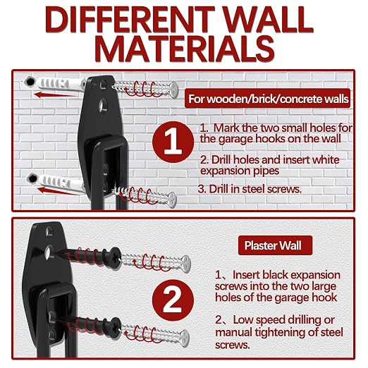 3-H Heavy Duty Garage Hooks - Image 4