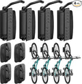 Bike Rack Garage, Bike Wall Mount Heavy Duty, Holds 77 Lbs, Swivel Bike Hangers by Pegzone