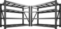 Bepatio 11000LBS Garage Shelving Heavy Duty Storage Shelves Adjustable 4-Tier by Bepatio