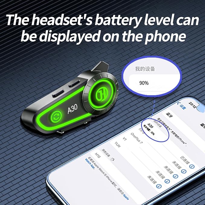 Motorcycle Helmet Speakers Helmet Bluetooth Headset Headphone Automatic Answer - Image 7