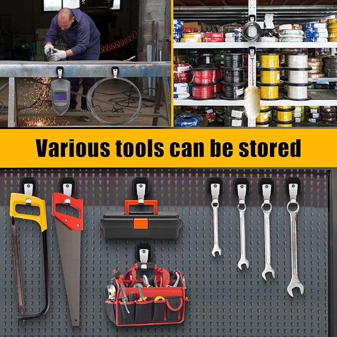 Upgraded Heavy Duty Magnetic Hook, Powerful Magnet Versalite Indoor and Outdoor - Image 5