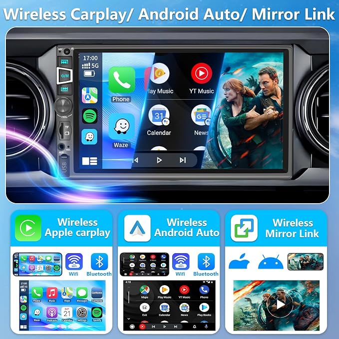 Double Din Car Stereo Compatible - Image 2