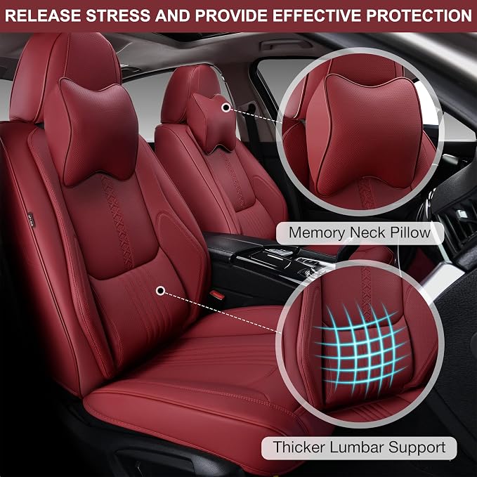 Front Seat Covers, 2 Pieces Universal Seat Covers - Image 3