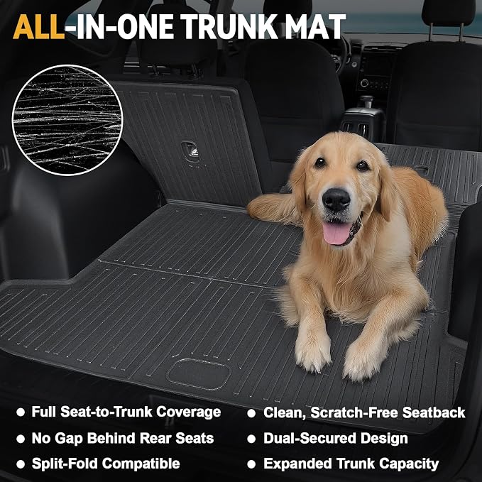 Floor Mats Set for Ford Escape 2020-2024 2025 Accessories, Full Coverage All - Image 7