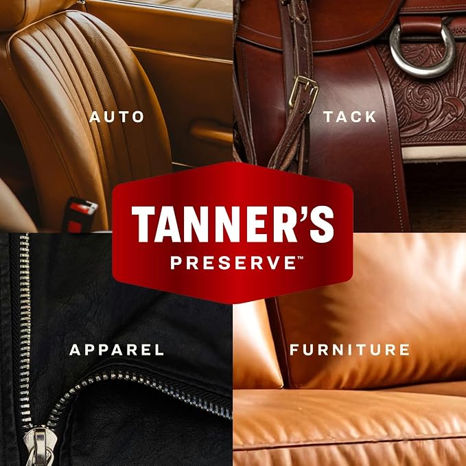 Tanner's Preserve Leather Conditioner, Rejuvinates & Restores Finished Leather - Image 2