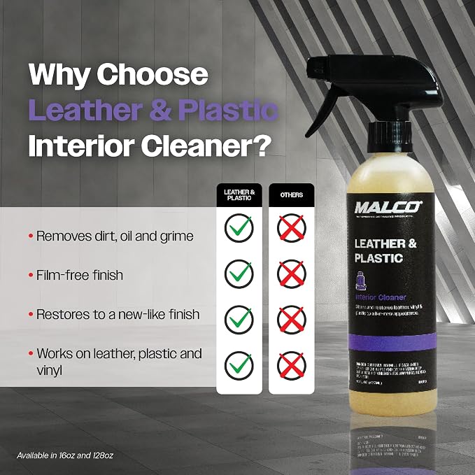 Malco Leather & Plastic Cleaner – Penetrates Deep to Remove Dirt, Grime and - Image 5