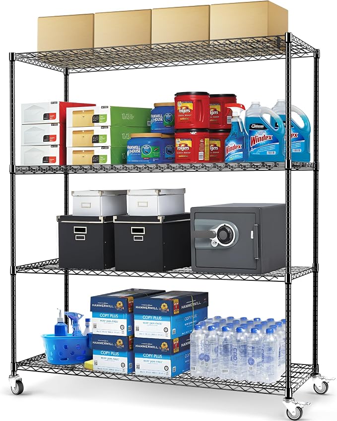 Rengue 4-Tier Wire Shelving by Rengue