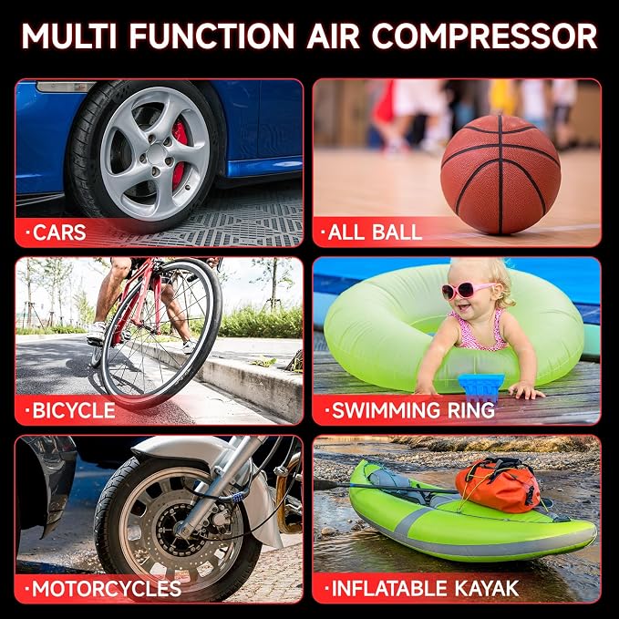 Car Battery Jump Starter with Air Compressor 1000Amp Portable Jump Starter - Image 4