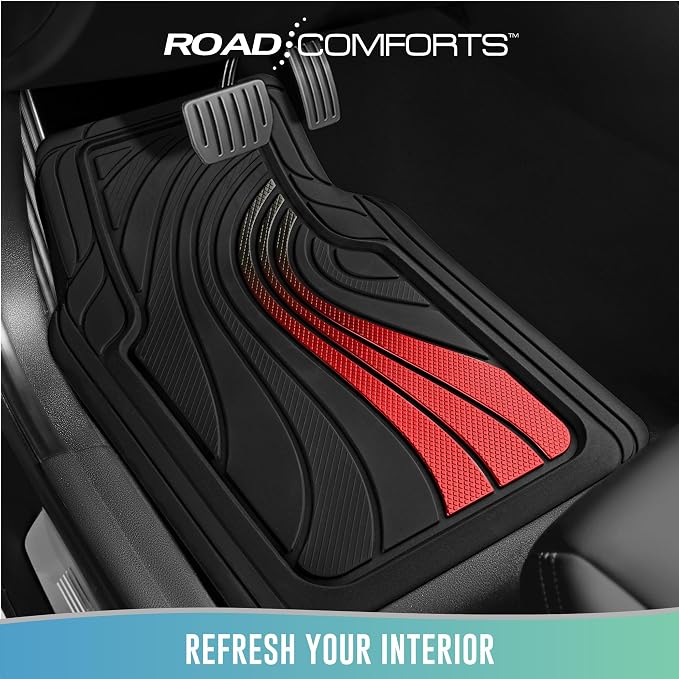 Road Comforts Car Floor Mats Full Set – Front & Rear Car Floor Mats - Image 2