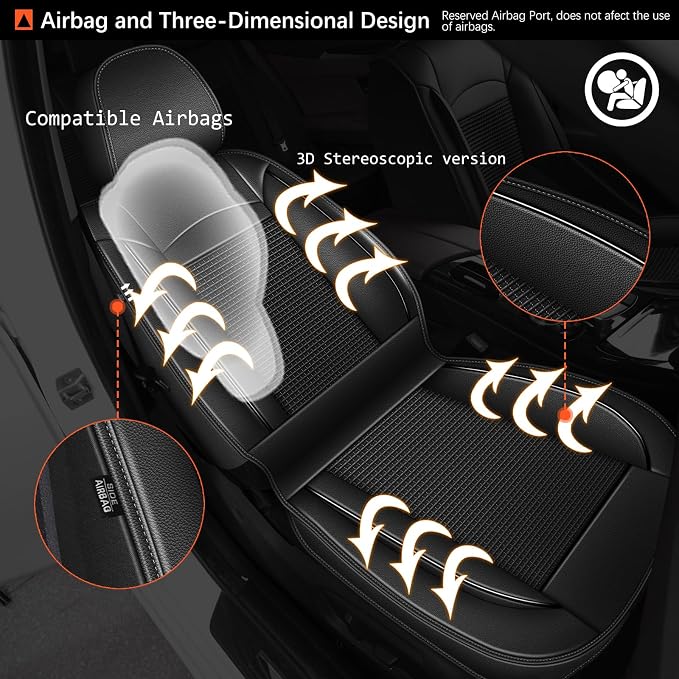 Seat Covers for Toyota Camry 2012-2023 2024 Full Set 5 Seats - Image 4