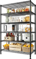 REIBII 71" H Storage Shelves 6 Tier Wire Shelving Unit 1200LBS Metal Shelves by REIBII