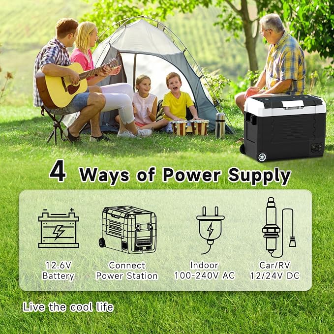 SubSun12V Cooler Car Fridge, 48QT -4℉~68℉ Fast Cooling Car Refrigerator - Image 5