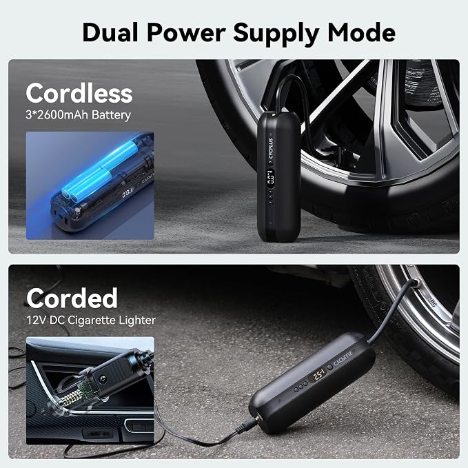 CYCPLUS Tire Inflator Portable Air Compressor - Image 4