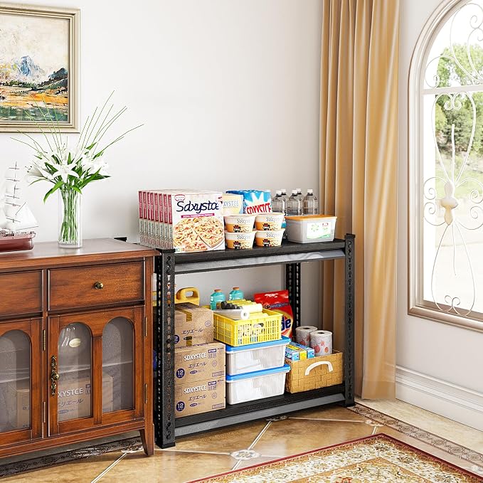 Garage Shelving Heavy Duty 880LBS Loads, 2-Tier Metal Shelving Units and Storage - Image 2