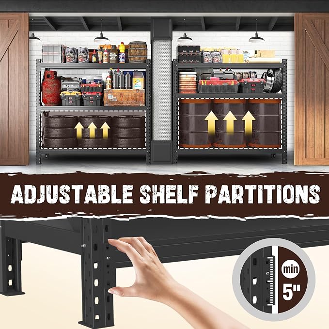 Heavy Duty Garage Shelving Unit - Image 7